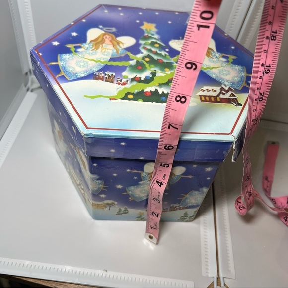 Lot of 11 Vtg ‘Angels On High In Our Small Town’ Ornaments w Box ~ RARE! christm - Picture 7 of 8